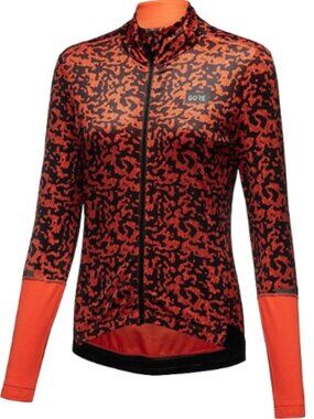 Like New! GOREWEAR Progress Thermo Rain Camo Long-Sleeve Jersey S